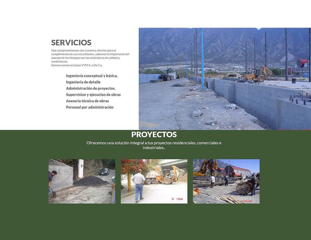 Desarrollo web para Vymsa - Imagen 2