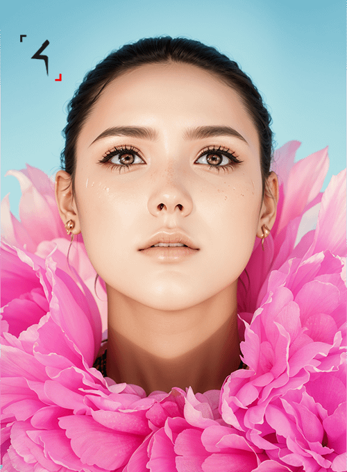 Modelo en 3D de una mujer realista