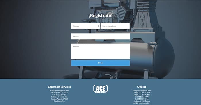 Landing Page para Ace integrales - Imagen 3